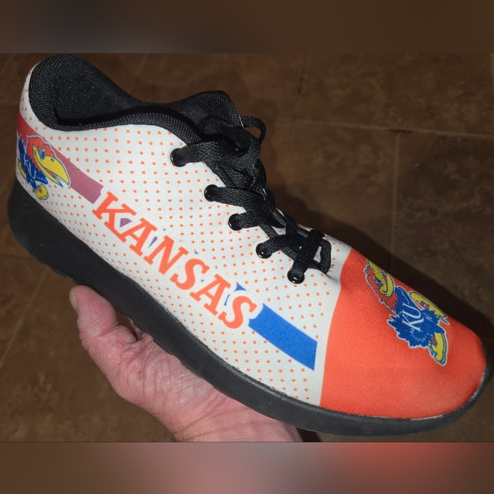 KU Jayhawks Shoes University of Kansas Men's Size 12 Sneakers Tennis Running
